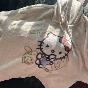 Hello Kitty Cream Hoodie